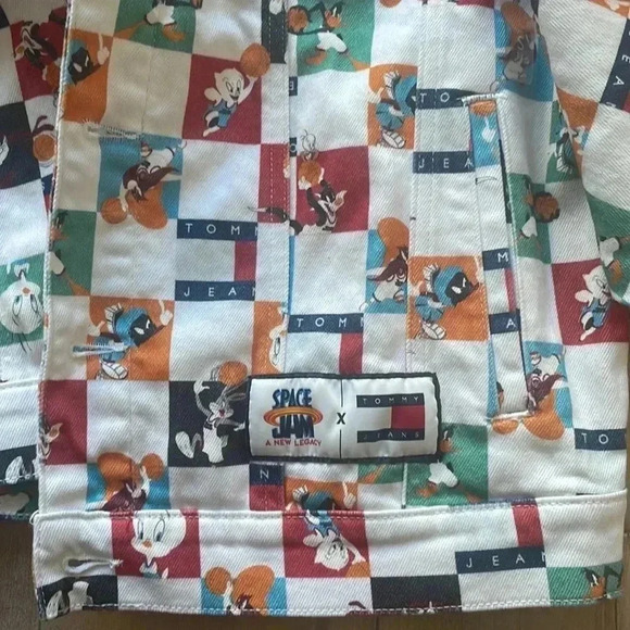 NEW SPACE JAM: A NEW LEGACY X TOMMY JEANS DENIM JACKET Sz S - Picture 6 of 6